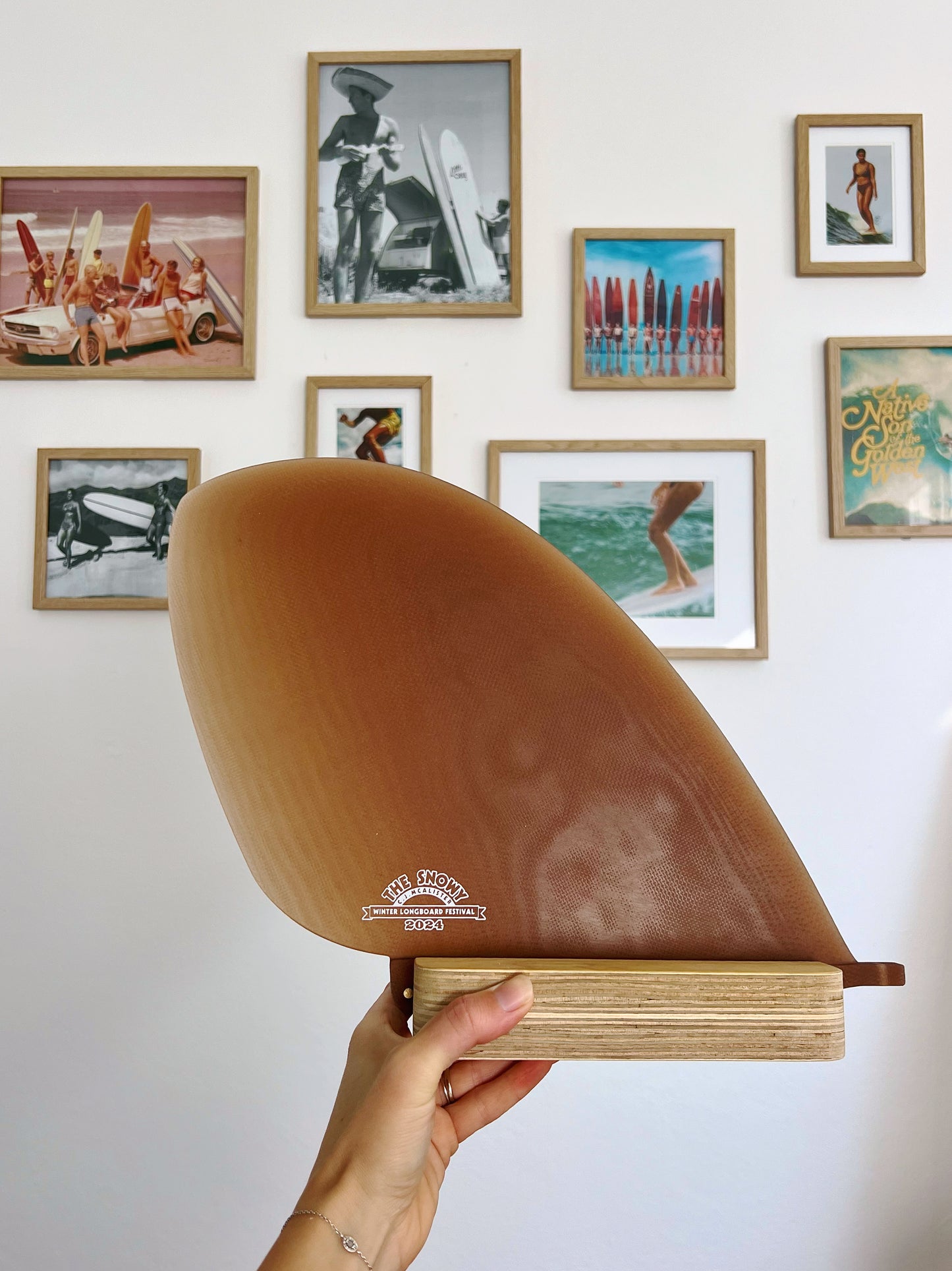 1964 inspired D-fin - 2024 Snowy McAlister Edition