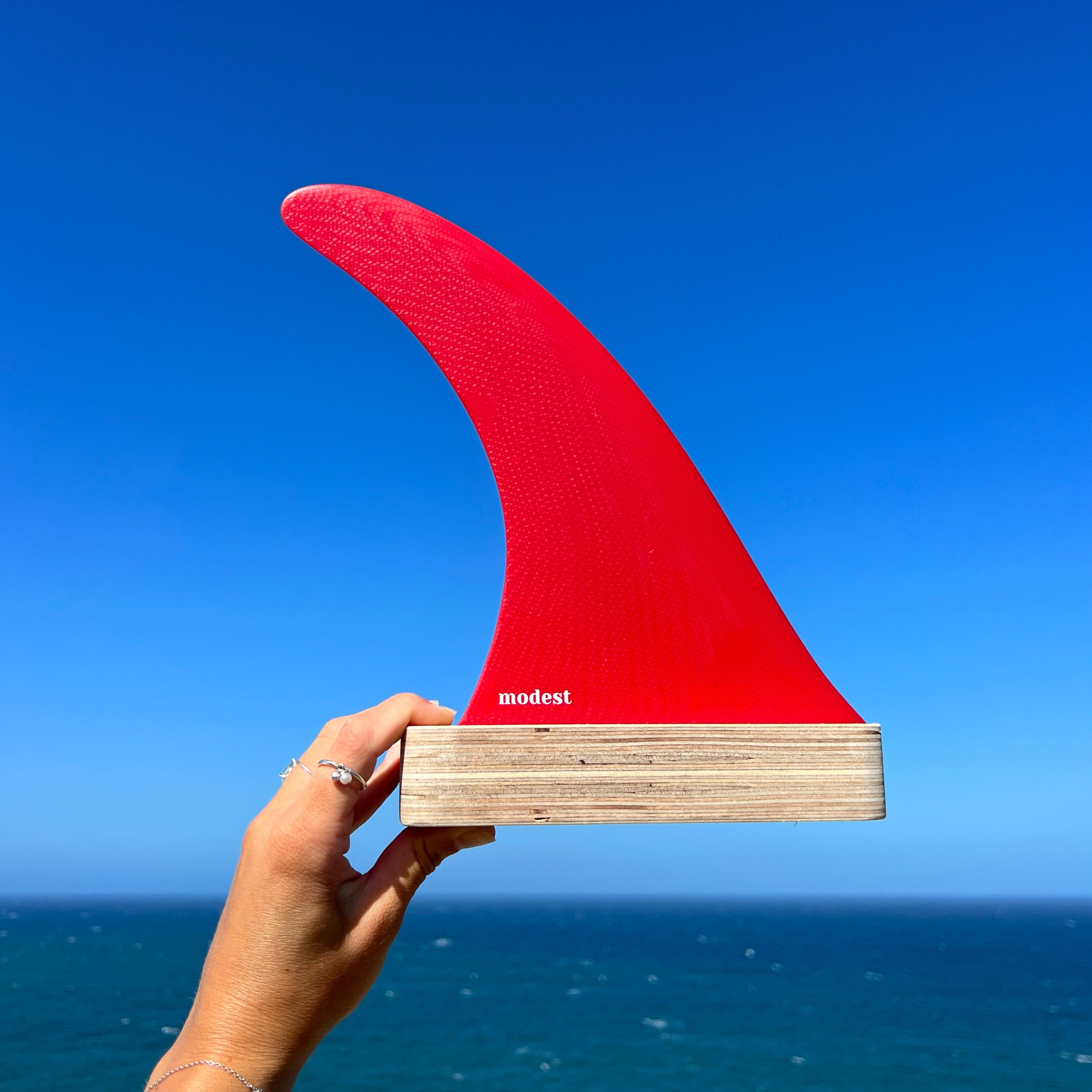 Single Fin Block Longboard single fins for everyday surfers - modest fins