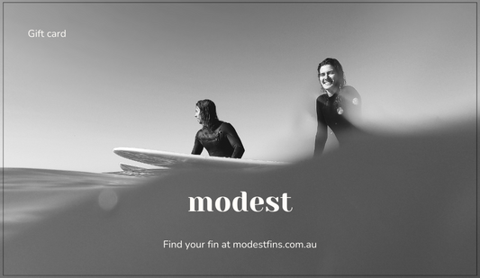 Gift card - modest fins